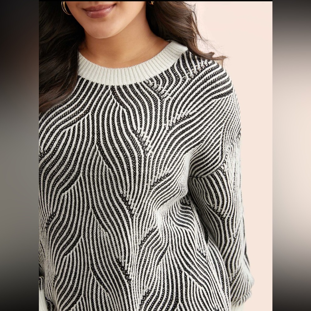 Wave Pattern Sweater